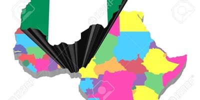 図アフリカのナイジェリアされ