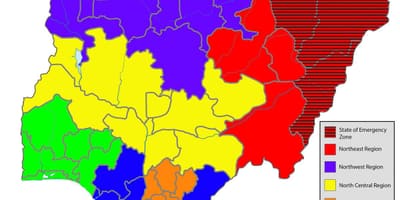 地図ナイジェリア全国に